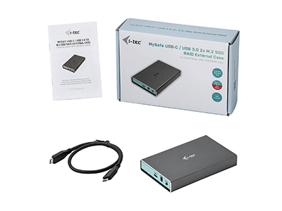 I-TEC USB-C/USB 3.0 Gehaeuse Dual M.2, I-TEC  (BILD3)