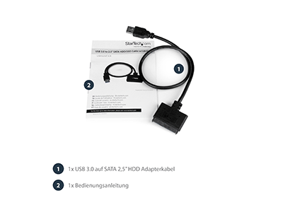 STARTECH.COM USB3S2SAT3CB, Kabel & Adapter Kabel - SATA  (BILD6)