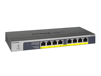 NETGEAR GS108PP-100EUS, Netzwerk Switch PoE, NETGEAR 8  (BILD2)