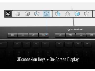 3DC Keyboard Pro with Numpad (US) - 3DX-700092