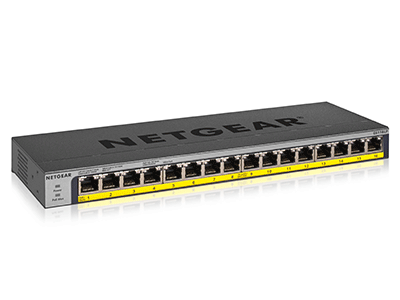 NETGEAR 16PT POE/POE+GIGABIT SWITCH, NETGEAR  (BILD2)