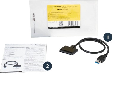 STARTECH USB312SAT3CB USB 3.1 to 6.35cm, STARTECH.COM  (BILD3)