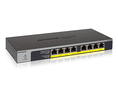 NETGEAR 8-Port PoE/PoE+ Gigabit Ethernet, NETGEAR  (BILD6)