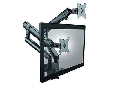 Monitorständer IcyBox 2 Monitore bis zu 32 (81 cm)+ Tischh extern - IB-MS314-T