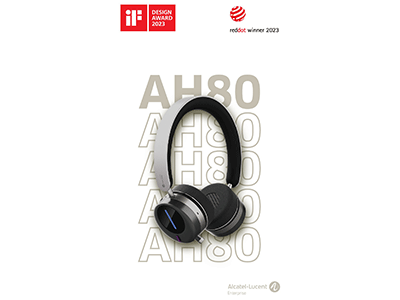 ALE AH80 Bluetooth Headset - 3MK37008AA
