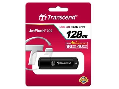 TRANSCEND 128GB JETFLASH 700 USB 3.0 bla - TS128GJF700