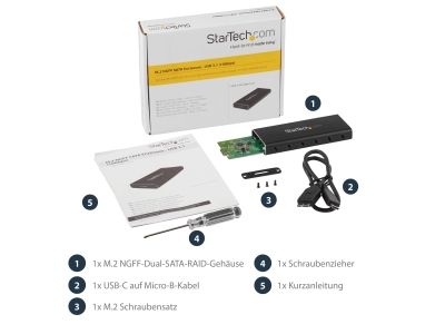 STARTECH M.2 NGFF SATA Festplattengehäus, STARTECH.COM  (BILD6)
