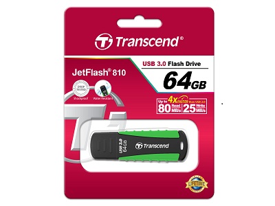 USB-Stick 64GB Transcend JetFlash 810 USB3.1 80/25MB/s - TS64GJF810