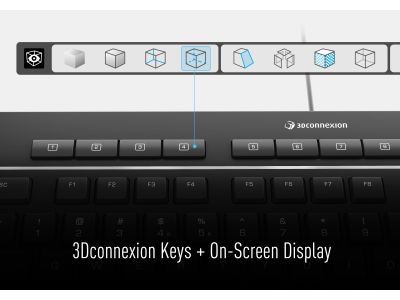 3DC Keyboard Pro with Numpad (DE) - 3DX-700091