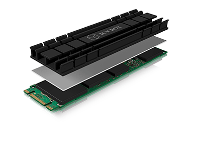 ICY BOX Alu Kuelkoerper fuer M.2 SSD, ICY BOX 60361 60361 (BILD2)
