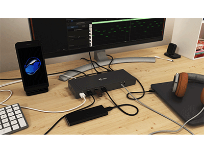 8595611702051 - USB-C A DOCKING STATION - Kabel - USB 30 (31 Gen 1) Type-C - USB Type-AUSB Type-C - 35 mm - 101001000 Mbit s - 5120 x 2880 Pixel (CADUAL4KDOCK)