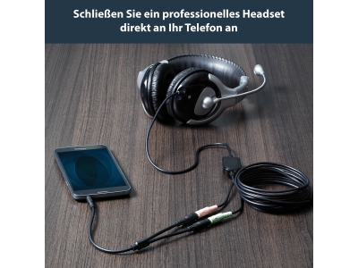 STARTECH 3.5mm Klinken Headset Adapter, STARTECH.COM MUYHSMFF (BILD5)