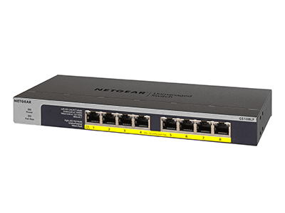 NETGEAR GS108LP-100EUS, Netzwerk Switch PoE, NETGEAR  (BILD3)