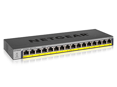NETGEAR 16PT POE/POE+GIGABIT SWITCH, NETGEAR  (BILD2)