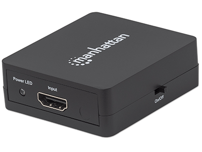 MANHATTAN 1080p 2-Port HDMI-Splitter Strom über USB schwarz