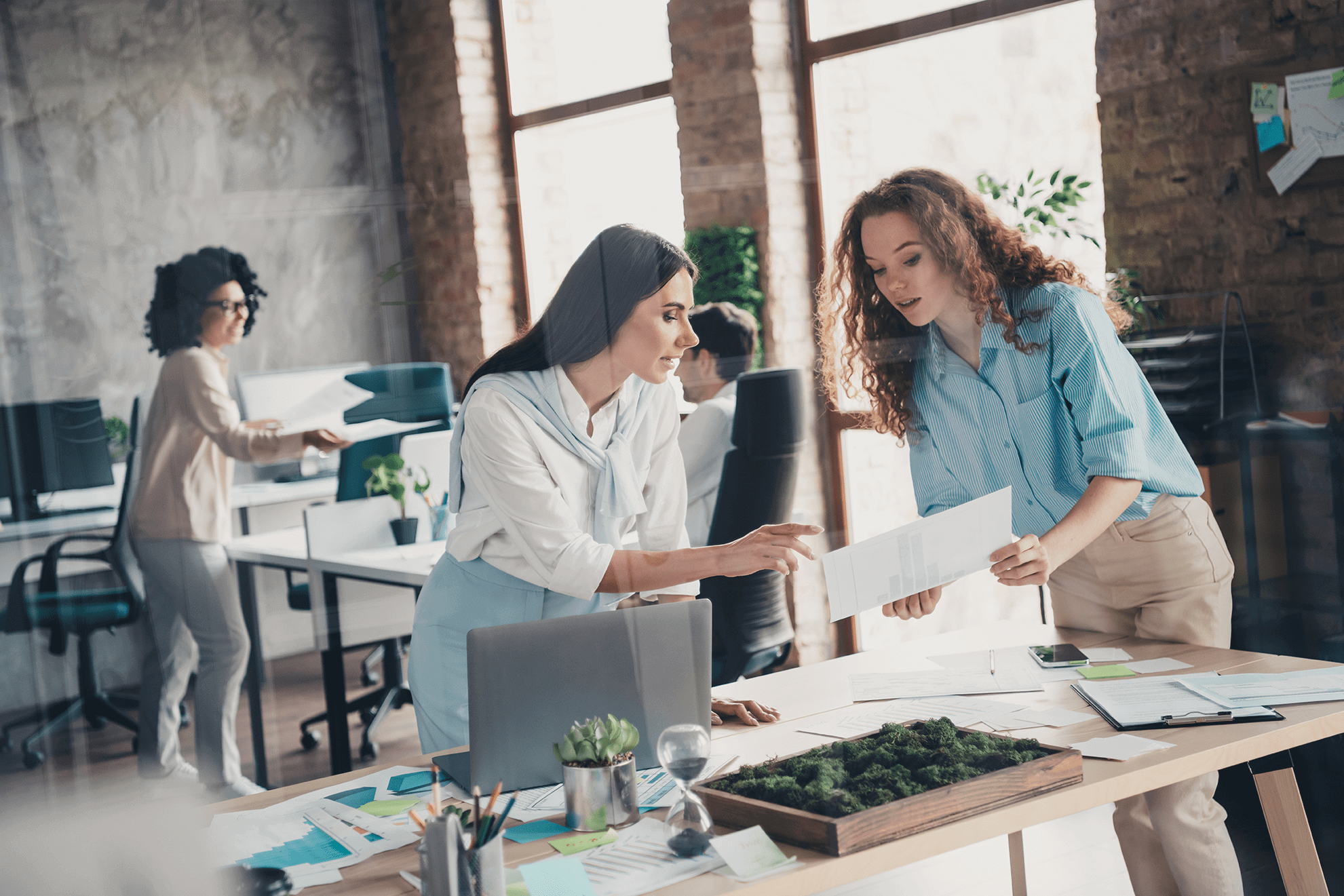 Die Kollegen arbeiten an Lizenzen.