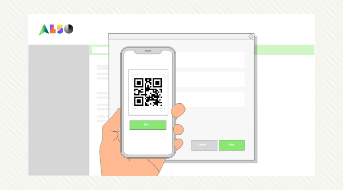 Scannen Sie den QR-Code
