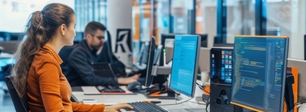 IT people working