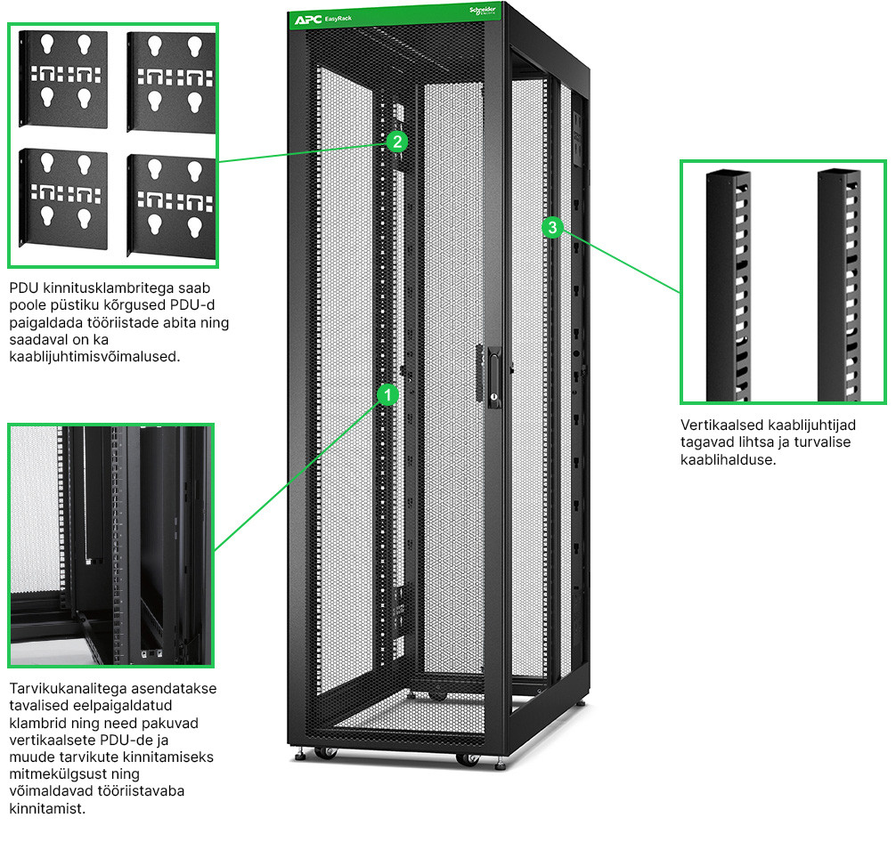 Apc Small Rack Lock APC Easy Racks - ALSO Eesti OÜ
