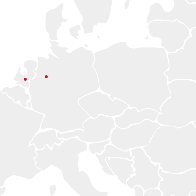 Unsere Standorte in Europa