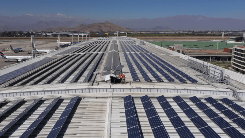 Projekt letališča Arturo Benitez z močjo 825 kW, Čile
