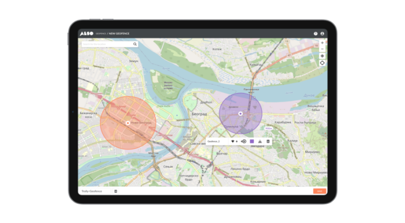 Geofencing illustration